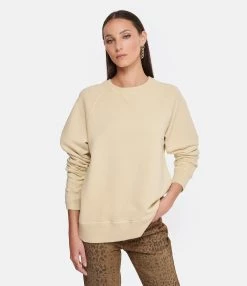 Golden Goose Sweatshirt Journey Coton Beige 10 Golden Goose Sweatshirt Journey Coton Beige -Boutique de vente ZIMMERMANN golde look20221125 228