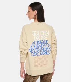 Golden Goose Sweatshirt Journey Coton Beige 12 Golden Goose Sweatshirt Journey Coton Beige -Boutique de vente ZIMMERMANN golde look20221125 240
