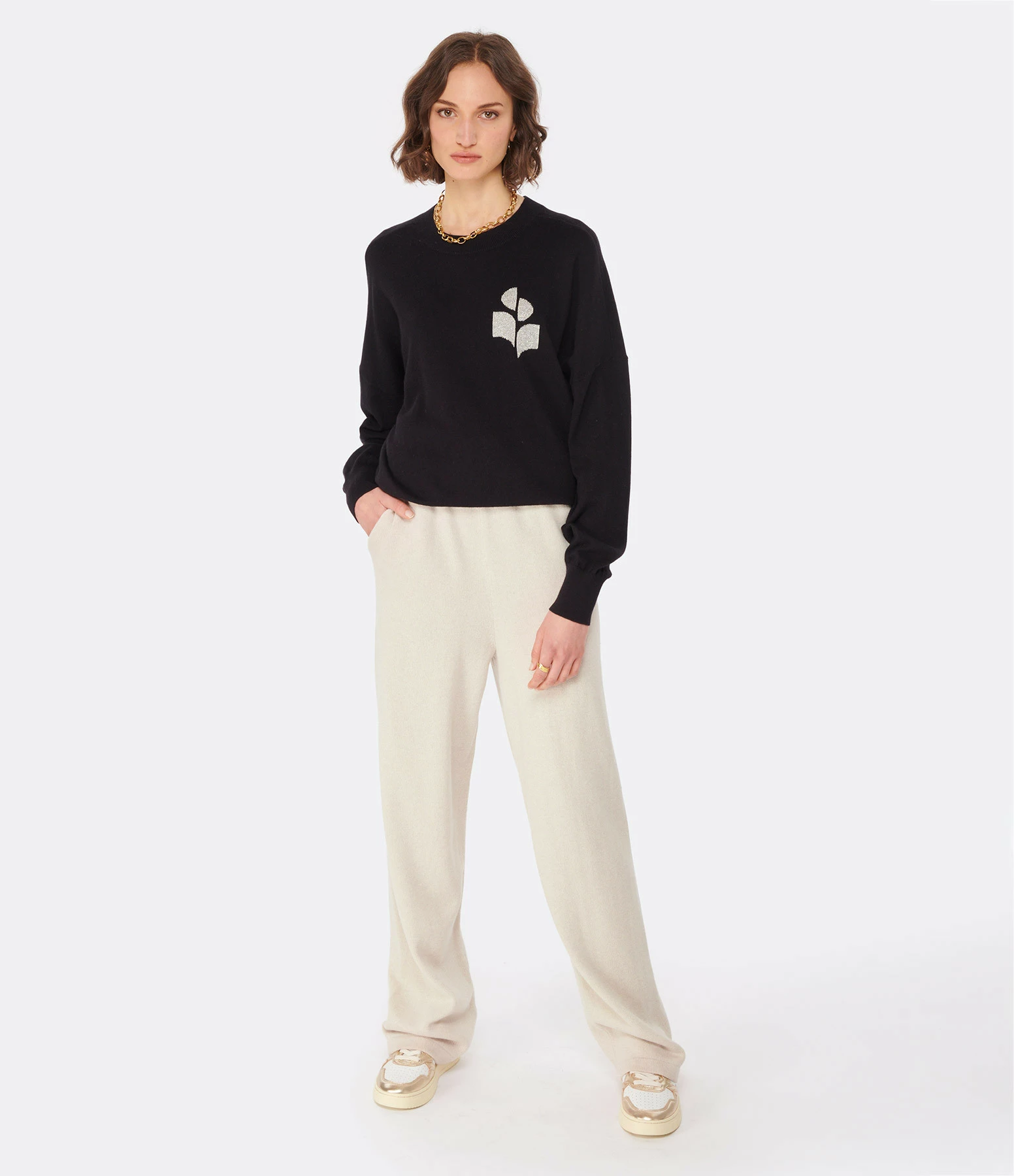 Golden Goose Jogging Golden Cachemire Naturel – Image 3