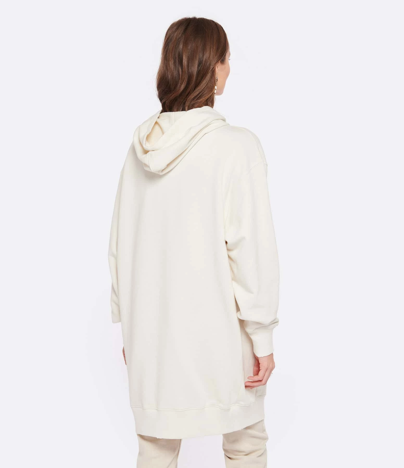 Golden Goose Robe Hoodie Journey Coton Blanc – Image 5