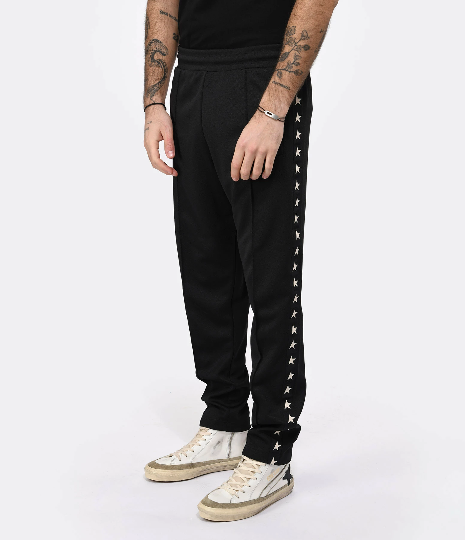 Golden Goose Jogging Homme Doro Étoile Noir Blanc – Image 4