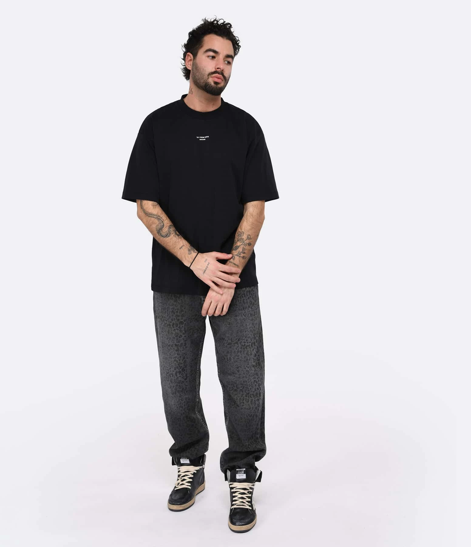 Golden Goose Jean Journey Homme Coton Gris – Image 7