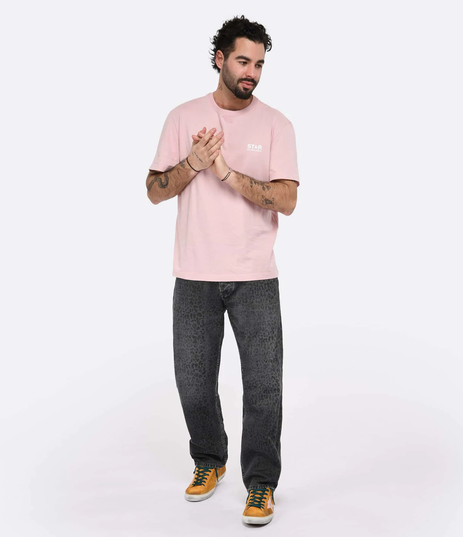 Golden Goose Jean Journey Homme Coton Gris – Image 8