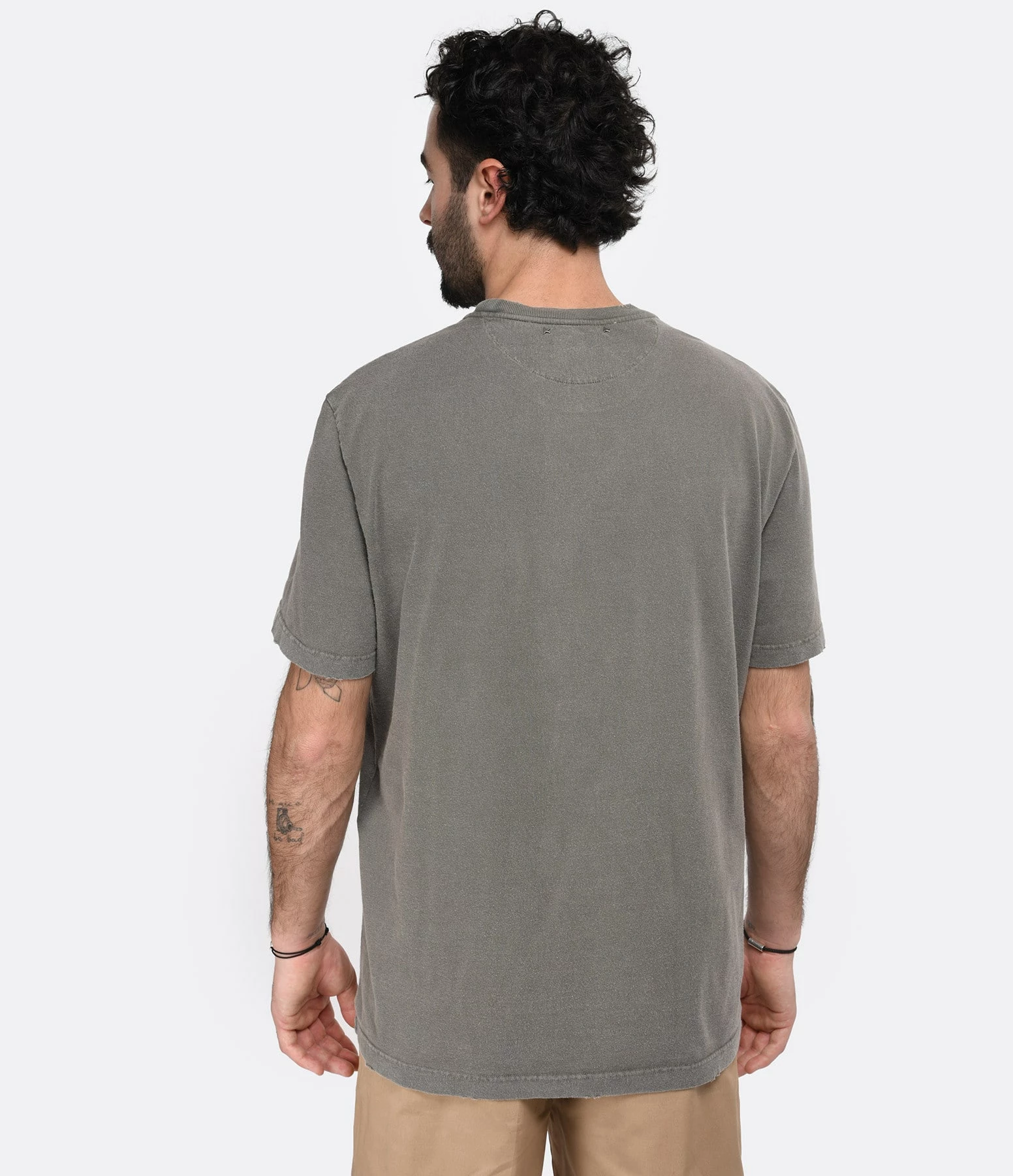 Golden Goose Tee-shirt Golden Homme Coton Olive 6 Golden Goose Tee-shirt Golden Homme Coton Olive – Image 4