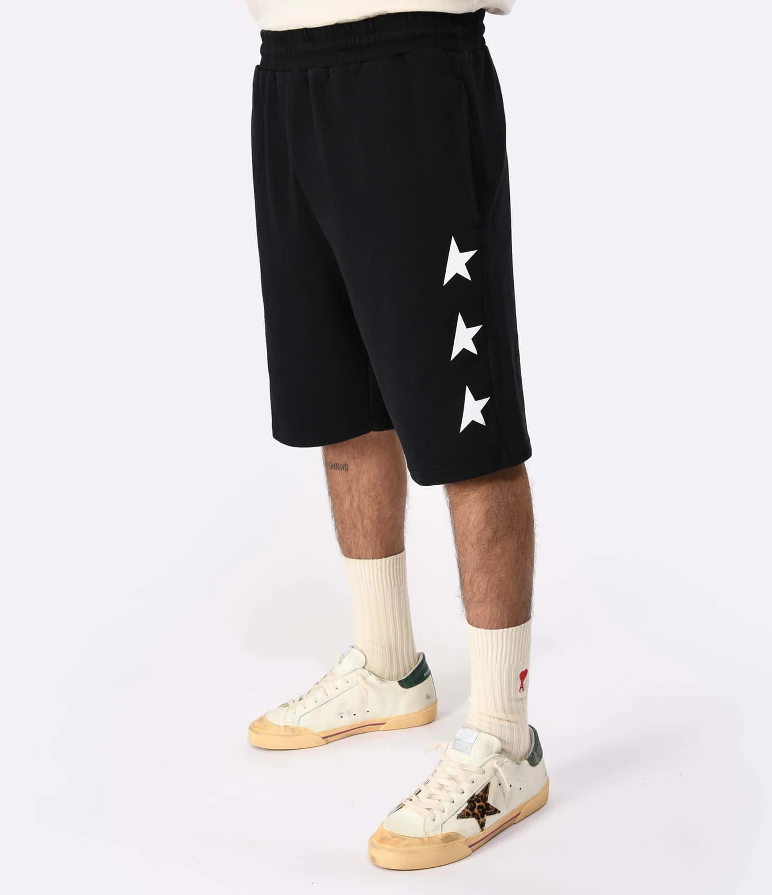 Golden Goose Short Star Homme Coton Noir 6 Golden Goose Short Star Homme Coton Noir – Image 4