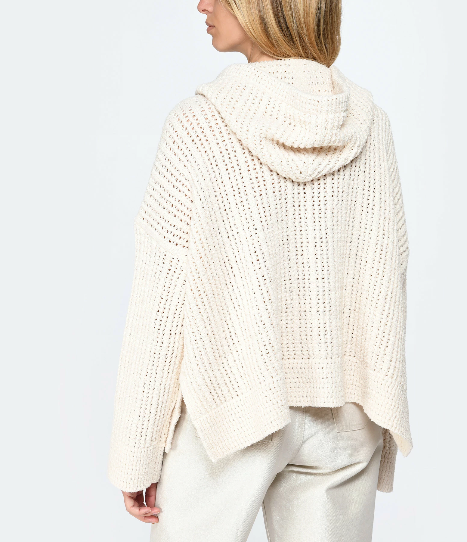 Golden Goose Sweatshirt Hoodie Journey Coton Beige – Image 5