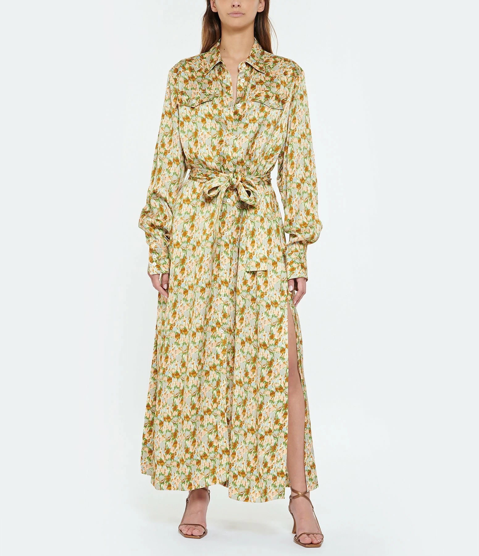 Golden Goose Robe Longue Journey Imprimé – Image 3