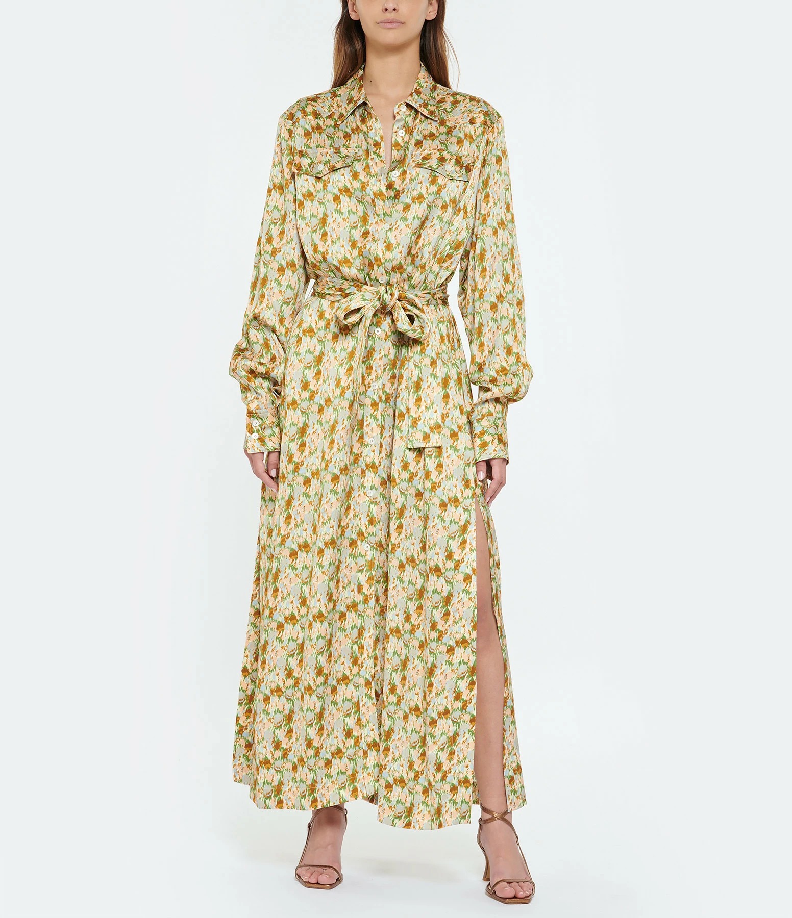 Golden Goose Robe Longue Journey Imprimé – Image 3