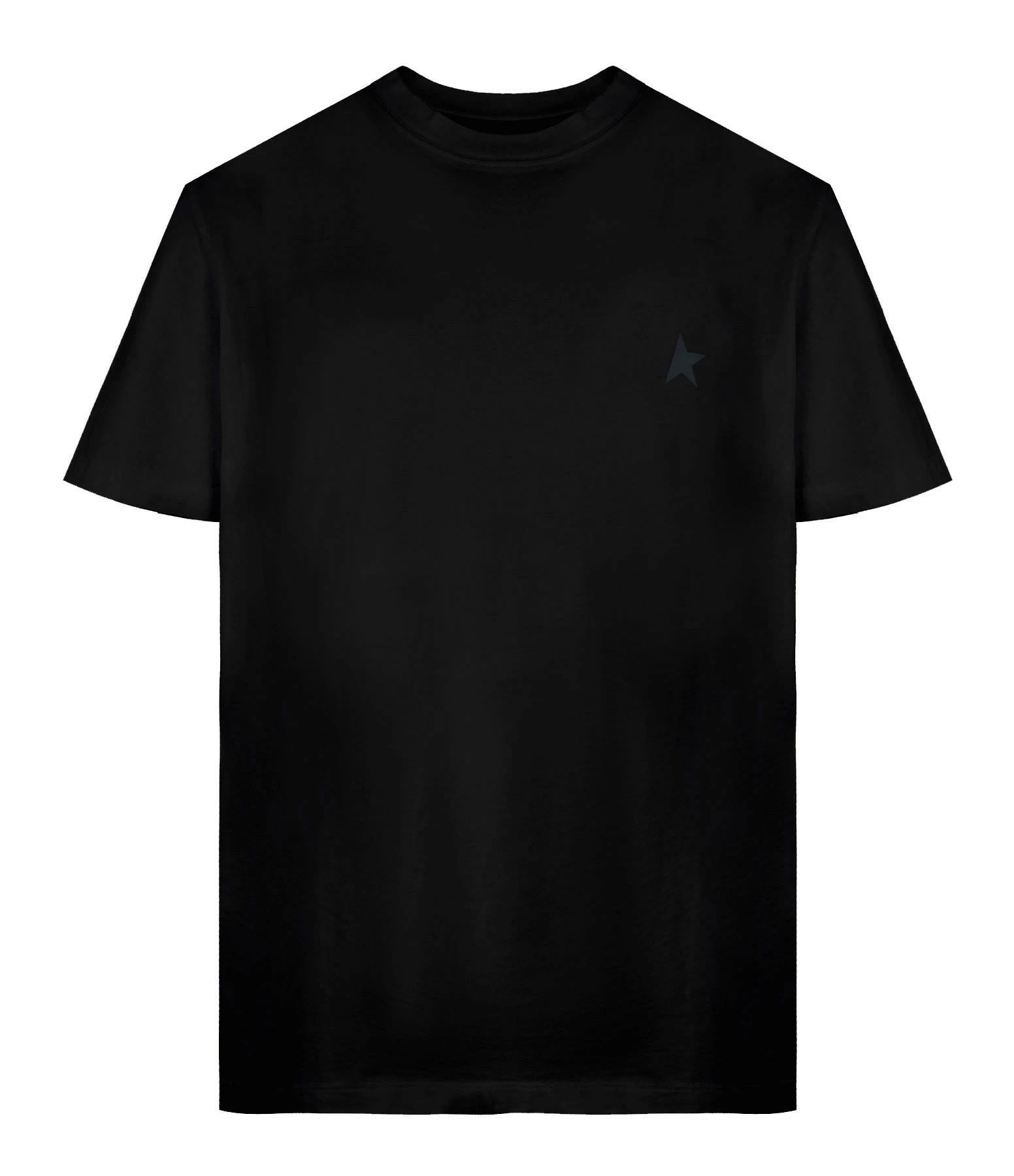 Golden Goose Tee-shirt Homme Étoile Coton Noir