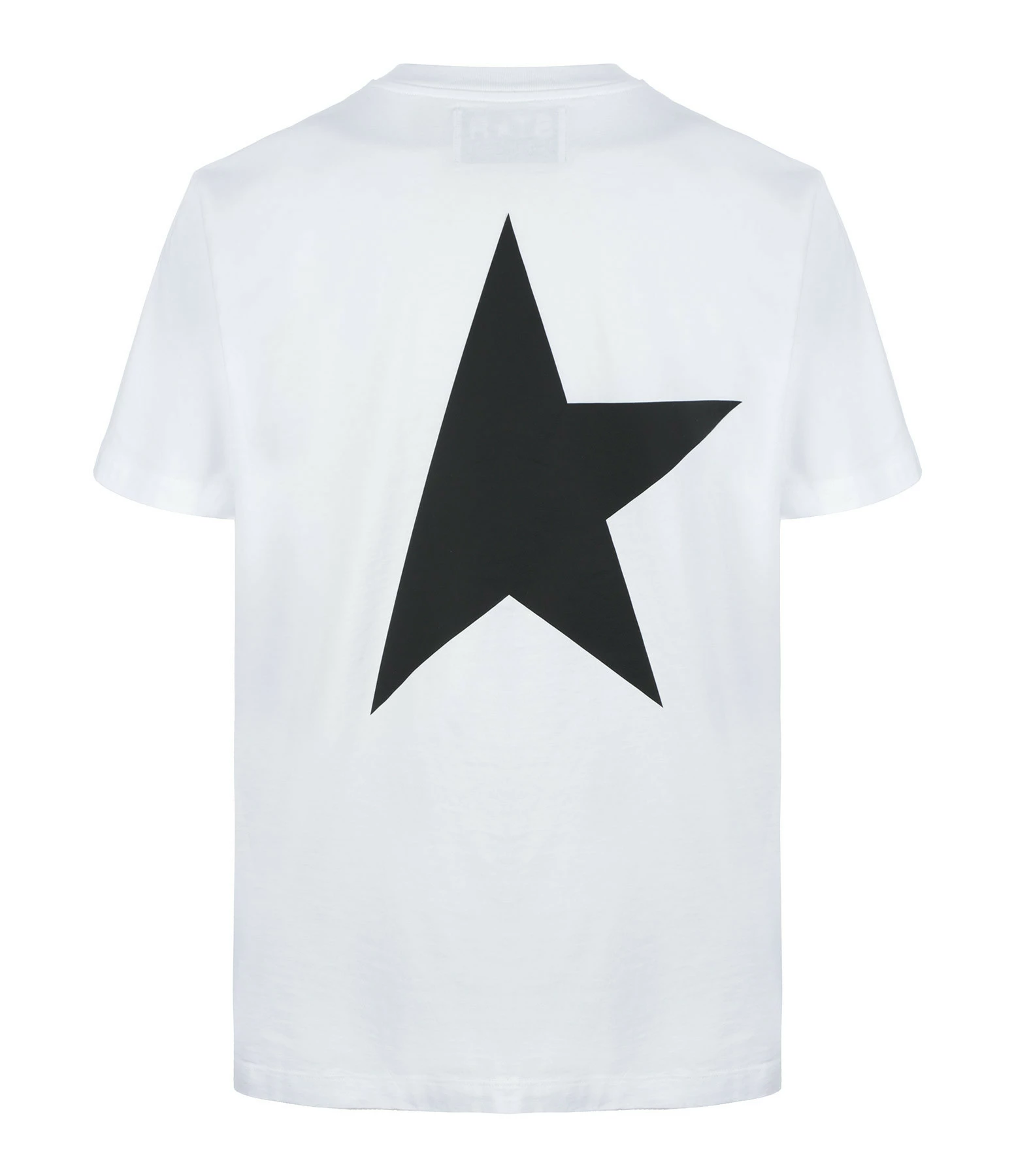 Golden Goose Tee-shirt Big Star Coton Blanc Noir – Image 2