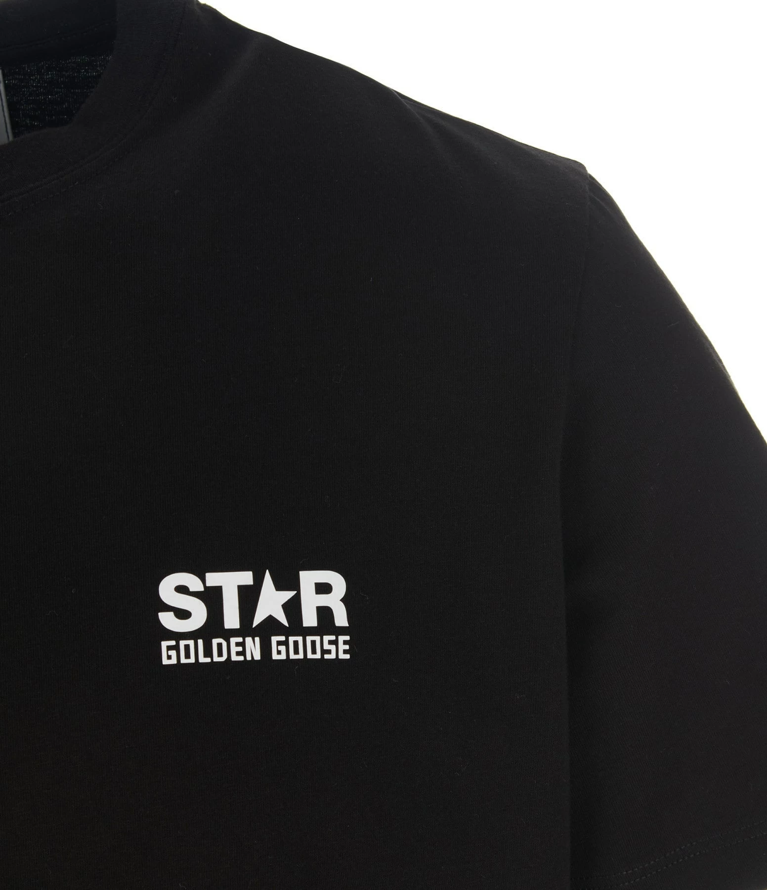Golden Goose Tee-shirt Big Star Coton Noir Blanc – Image 3