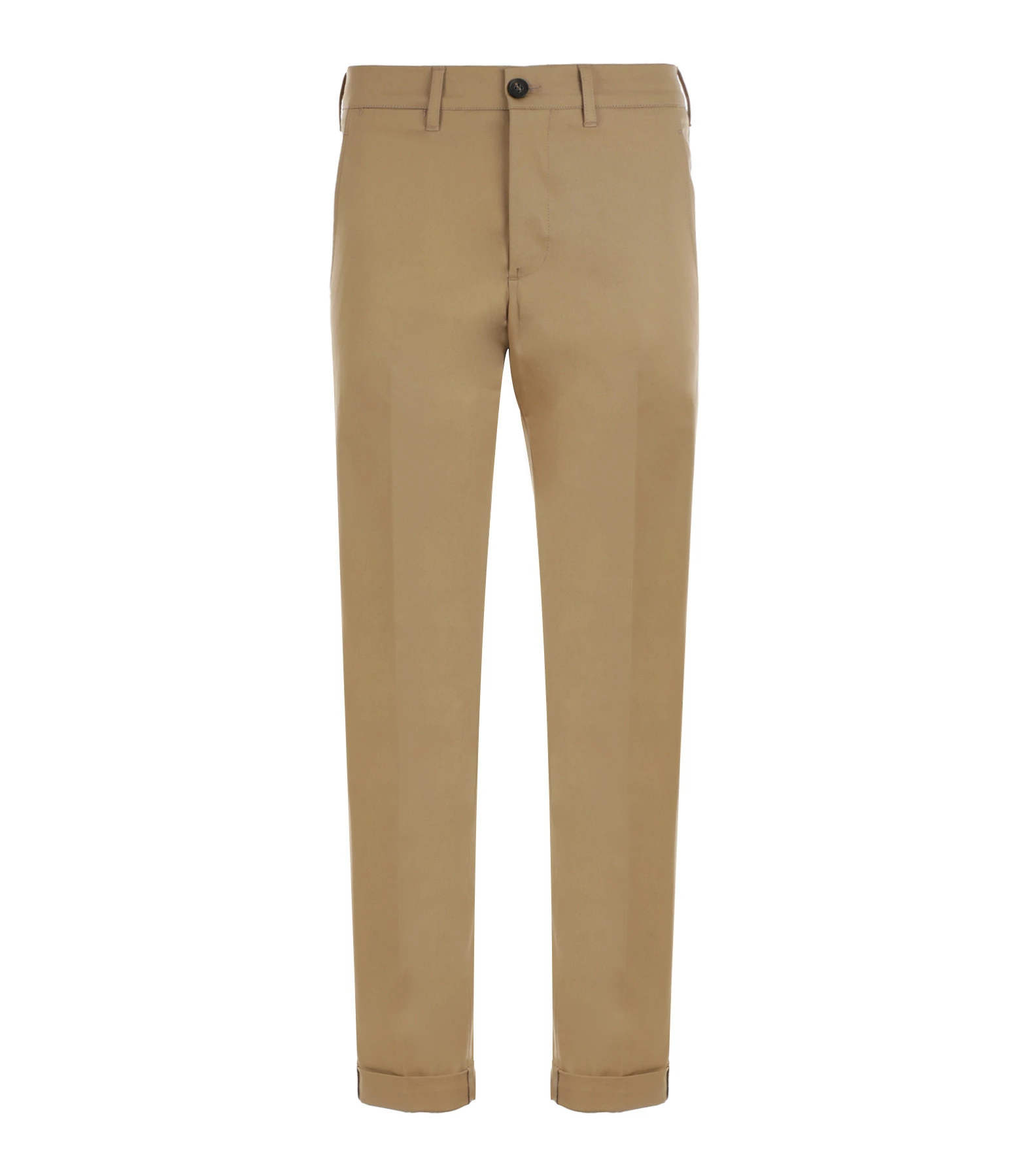 Golden Goose Pantalon Chino Golden Homme Coton Beige