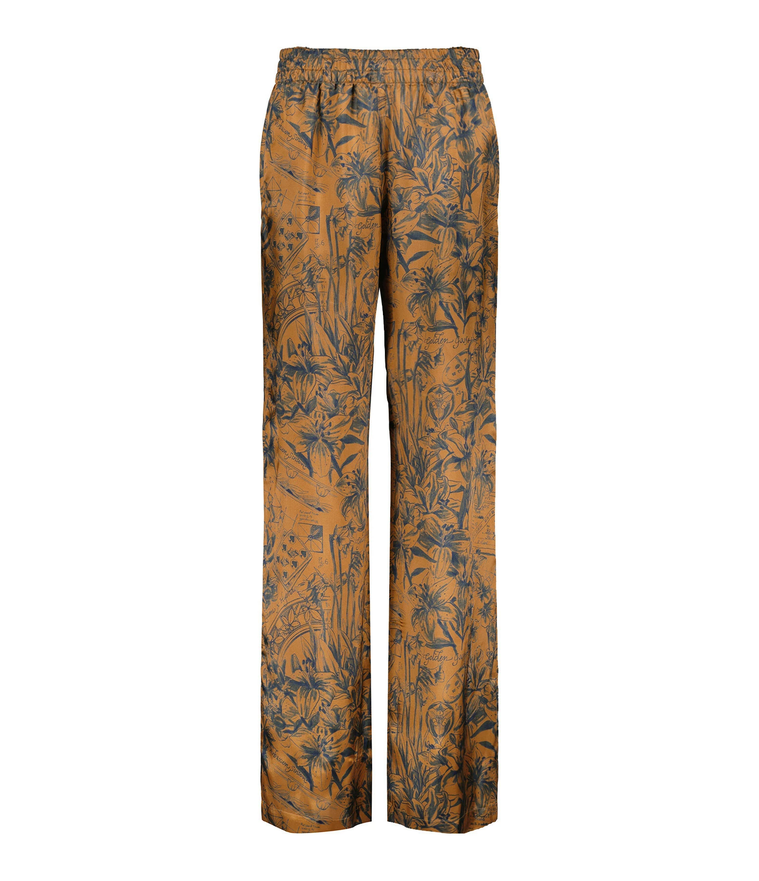 Golden Goose Pantalon Journey Marron Bleu
