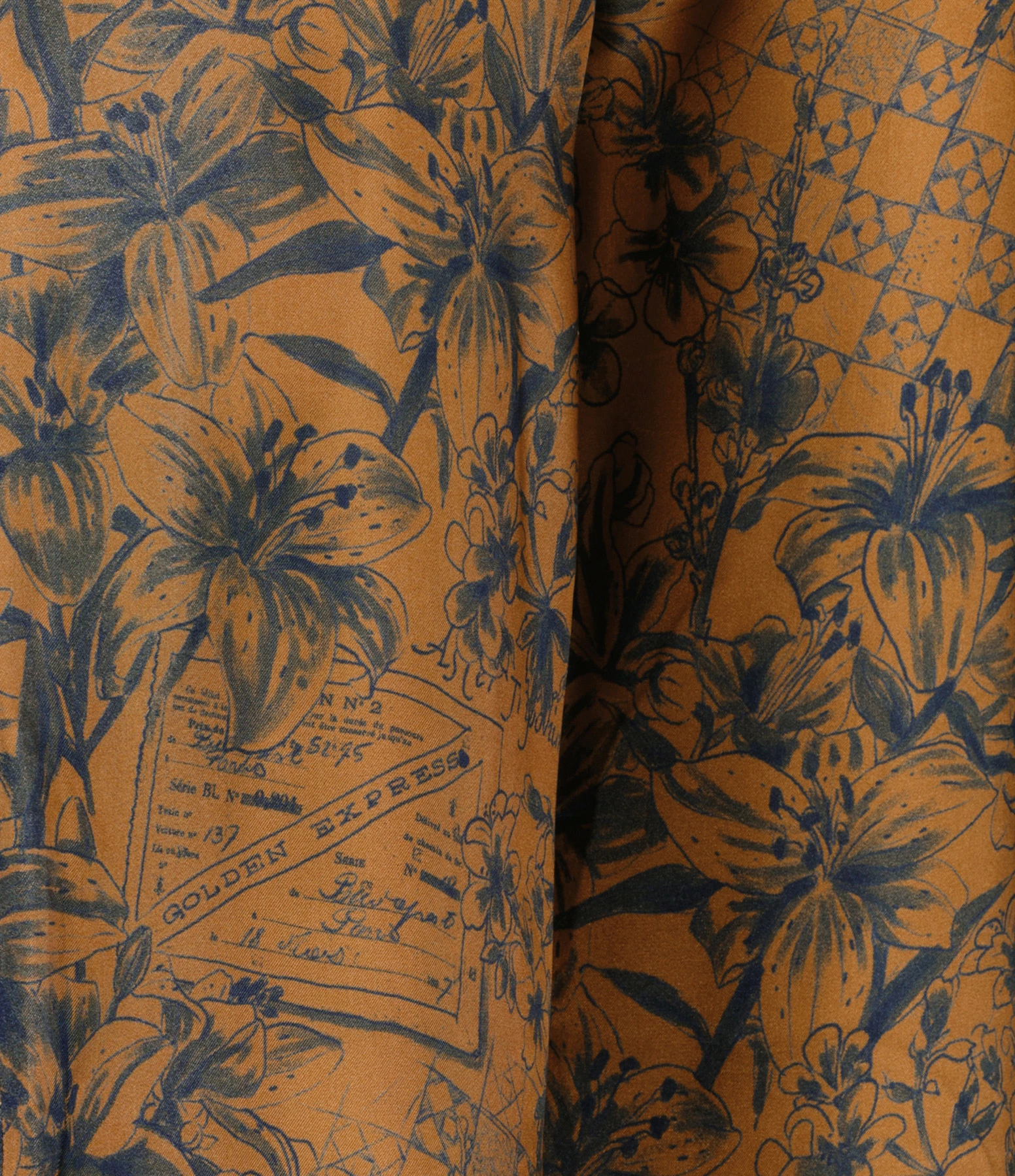 Golden Goose Pantalon Journey Marron Bleu – Image 2