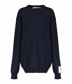 Golden Goose Pull Golden Homme Coton Bleu Foncé