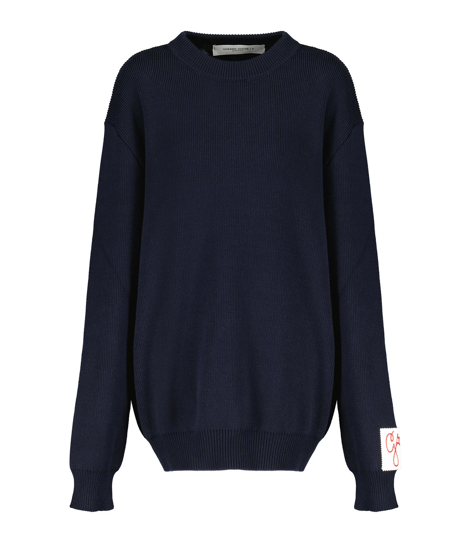 Golden Goose Pull Golden Homme Coton Bleu Foncé