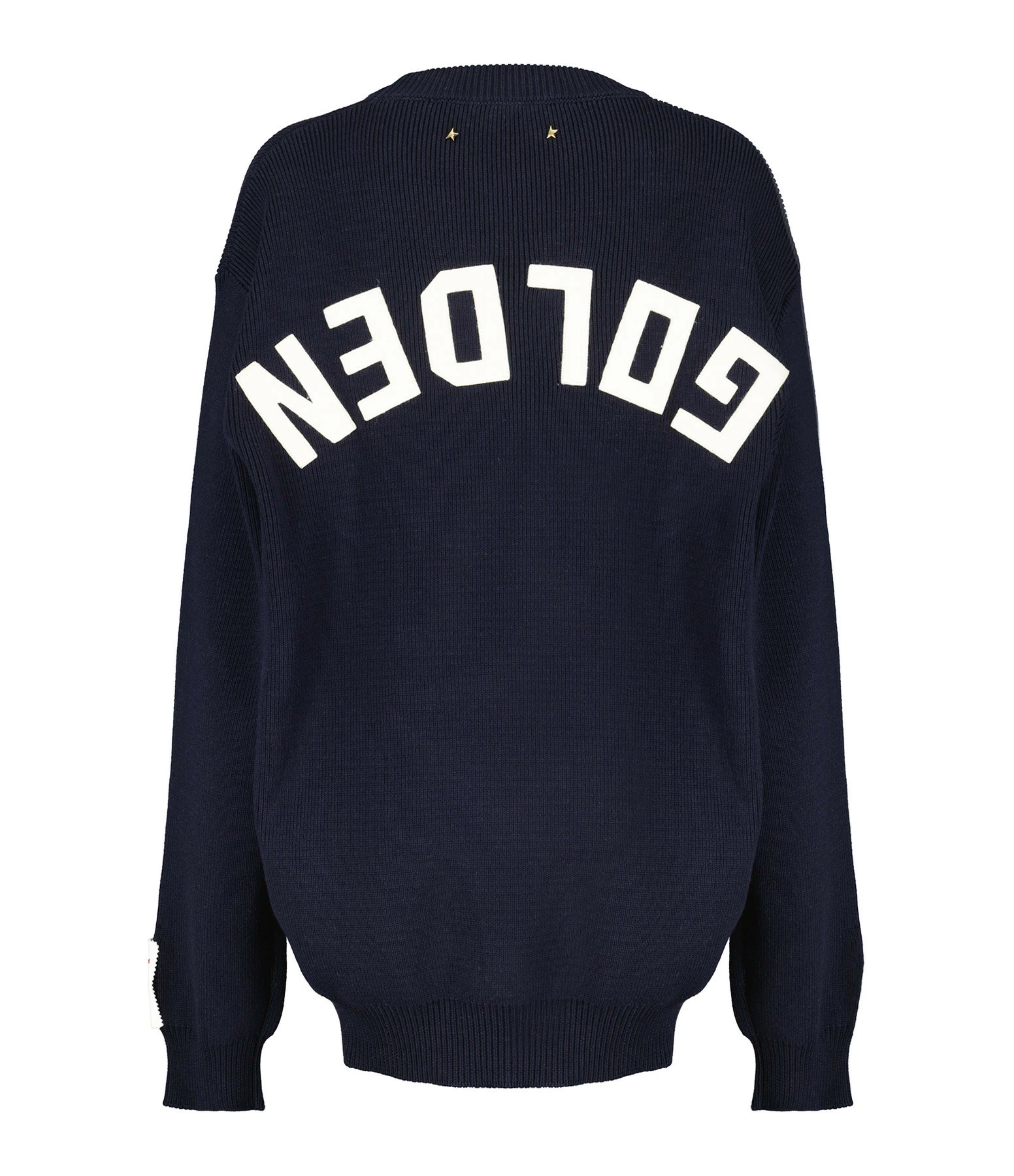 Golden Goose Pull Golden Homme Coton Bleu Foncé – Image 2