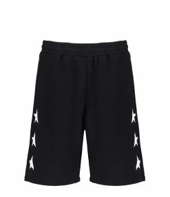 Golden Goose Short Star Homme Coton Noir