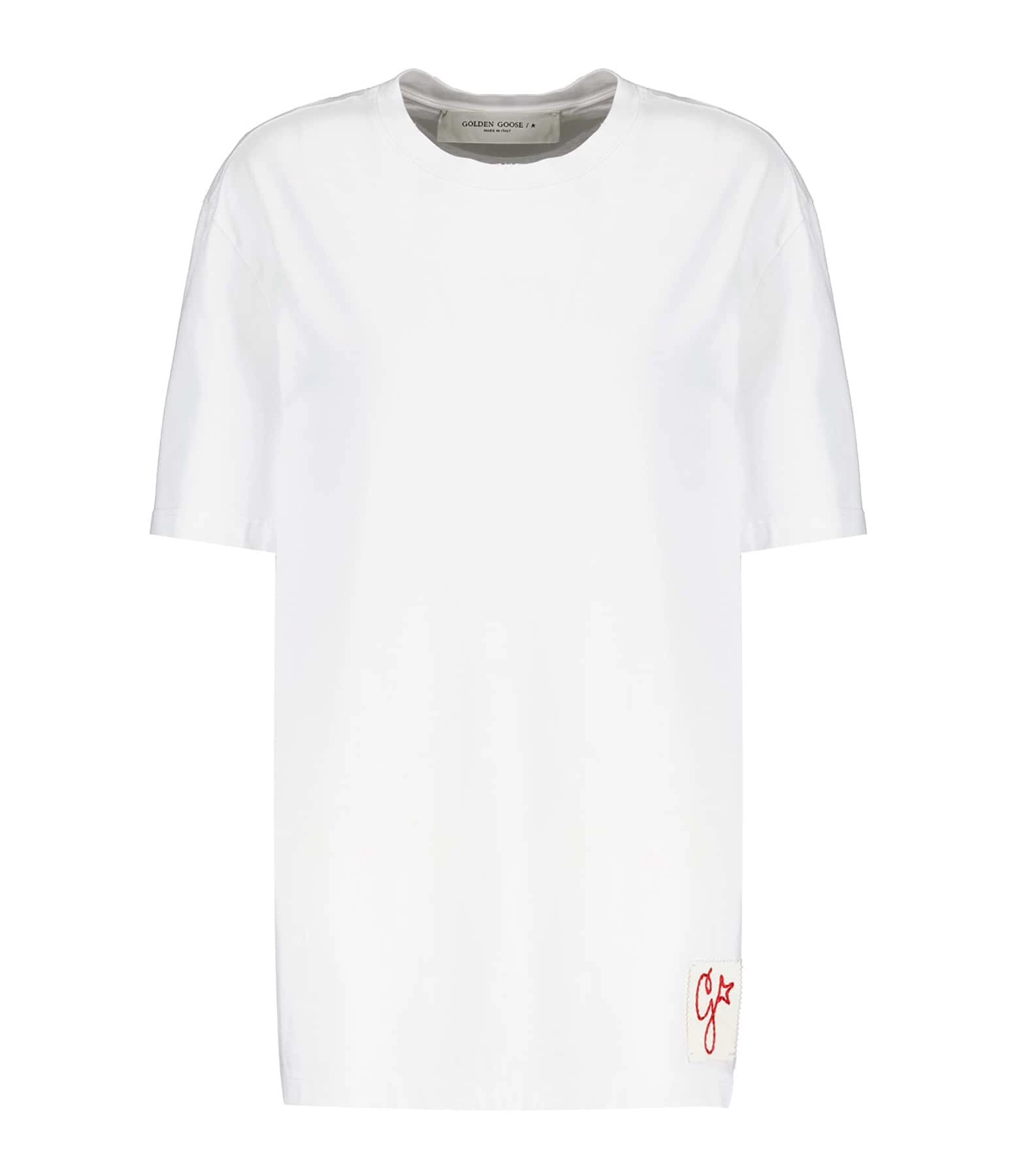 Golden Goose Tee-shirt Golden Homme Coton Blanc Vintage