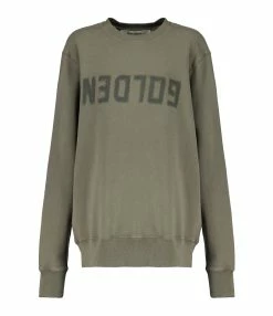 Golden Goose Sweatshirt Golden Homme Coton Olive