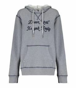 Golden Goose Sweatshirt Hoodie Journey Homme Coton Gris