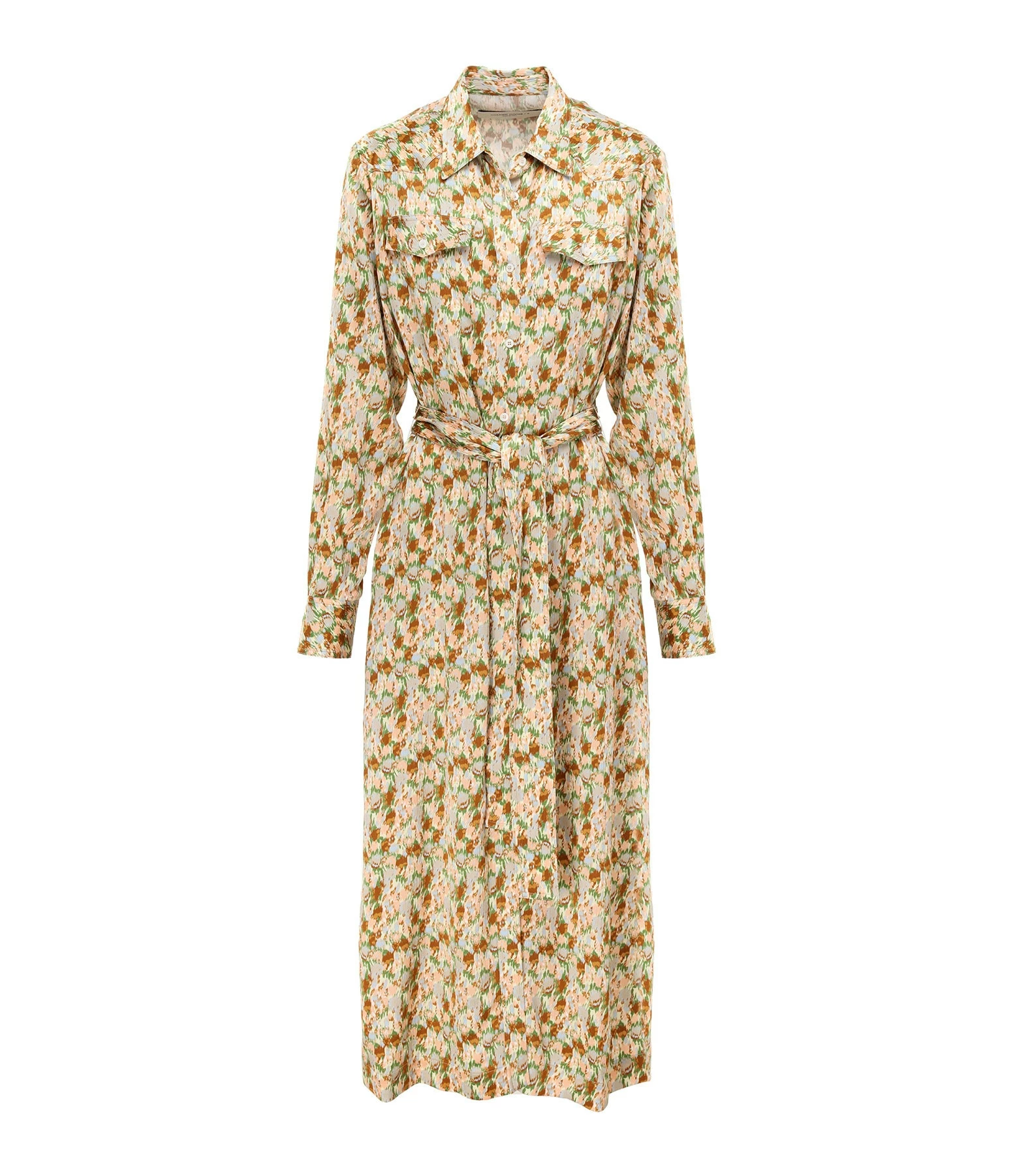 Golden Goose Robe Longue Journey Imprimé