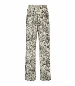 Golden Goose Pantalon Journey Imprimé Beige
