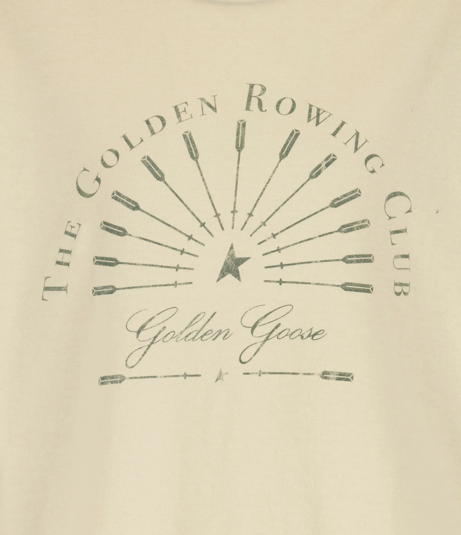 Golden Goose Tee-shirt Journey Coton Beige – Image 2