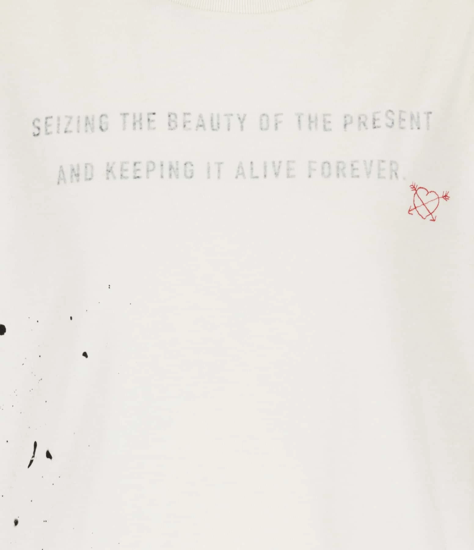 Golden Goose Tee-shirt Journey Slim Coton Blanc Heritage – Image 2