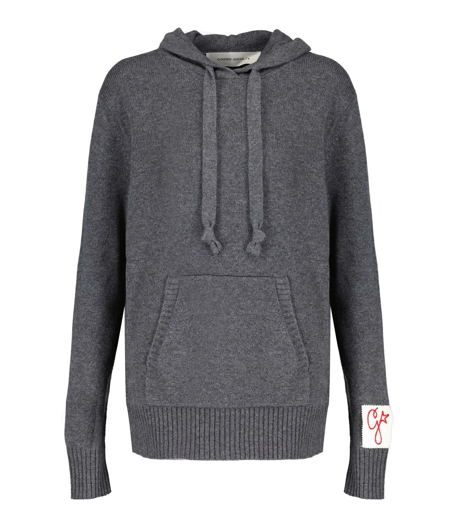 Golden Goose Sweatshirt Hoodie Golden Cachemire Gris