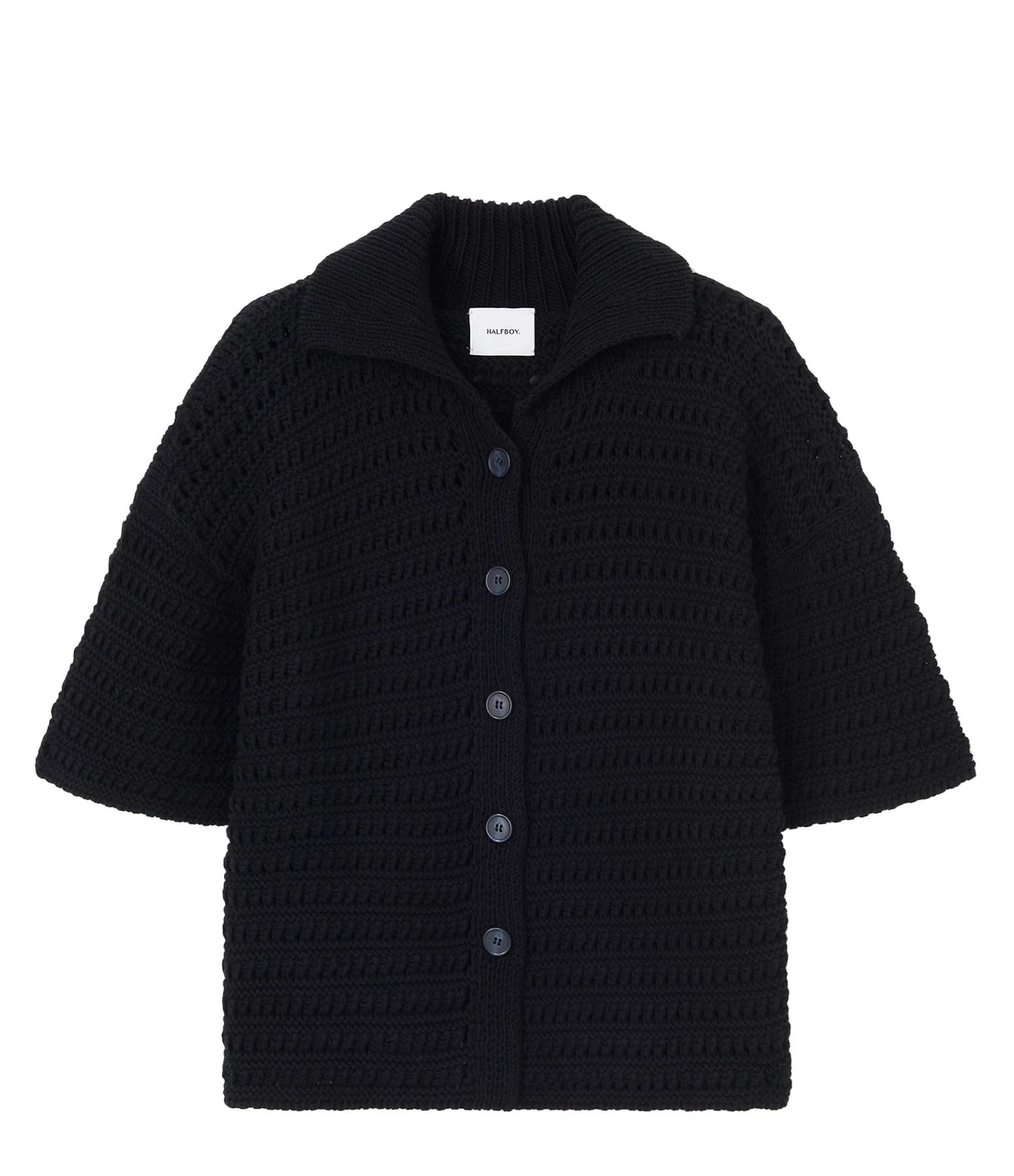HALFBOY Chemise Coton Noir