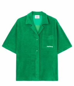 HALFBOY Chemise Coton Vert