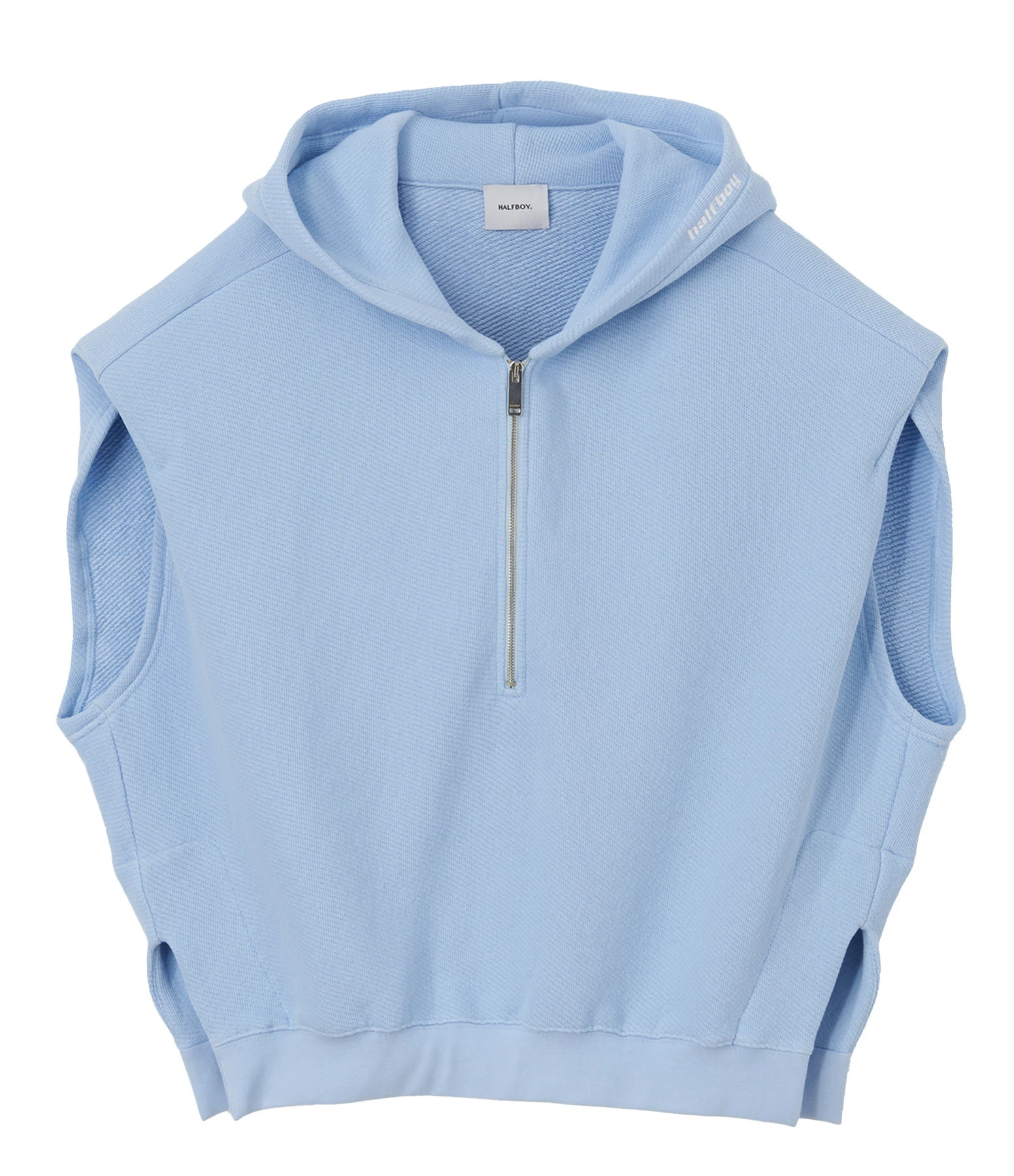 HALFBOY Sweatshirt Sans Manches Coton Baby Blue
