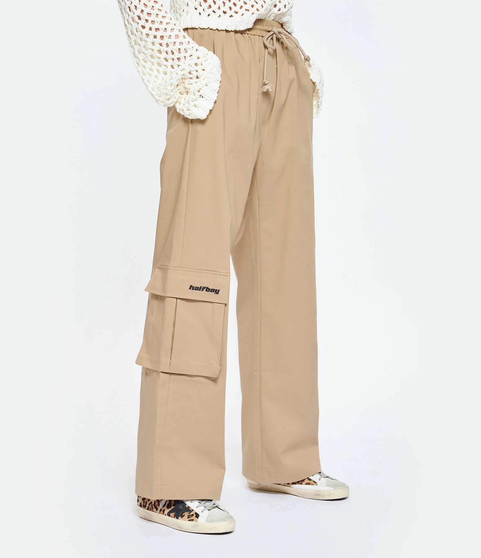 HALFBOY Pantalon Coton Beige – Image 3