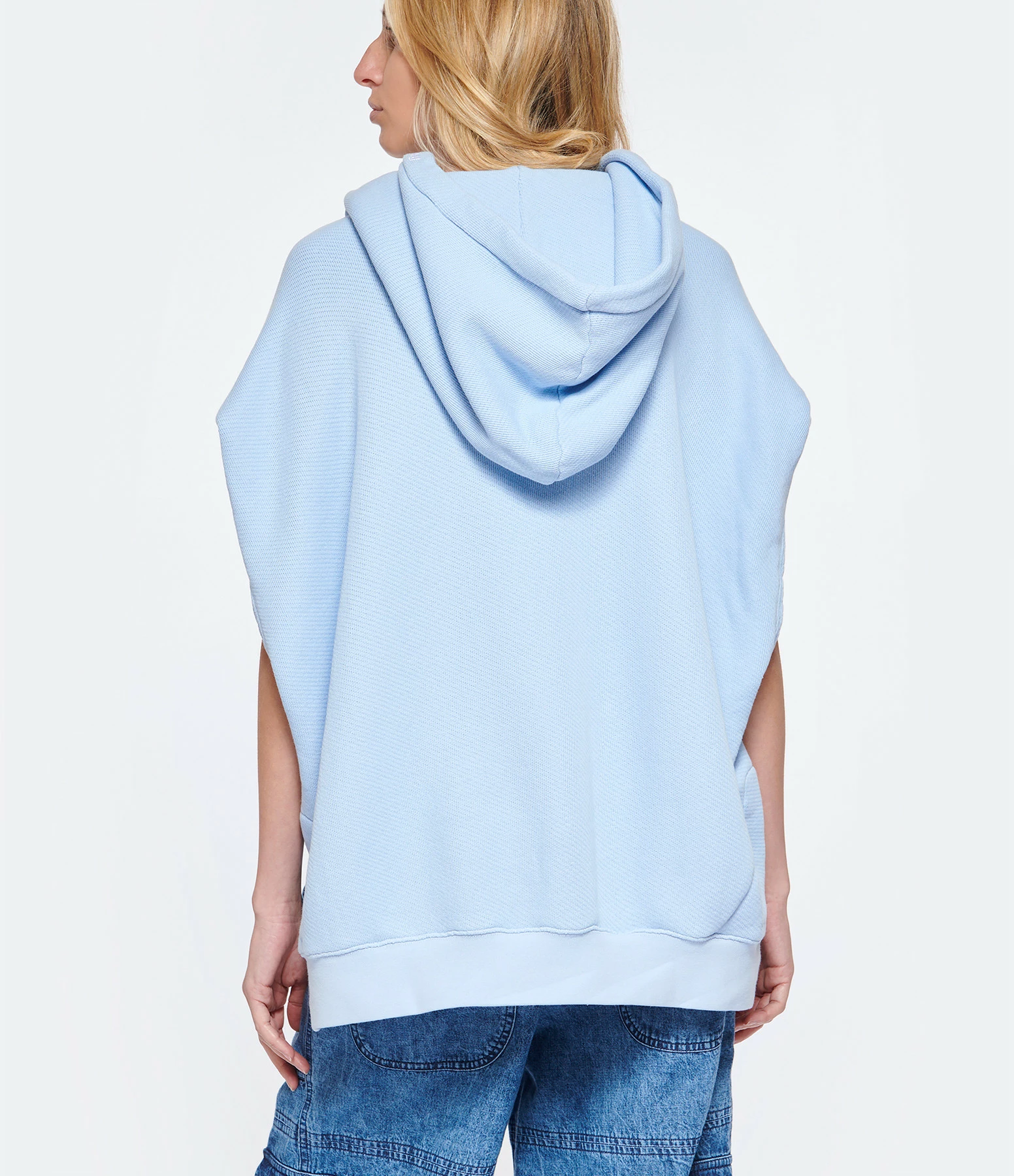 HALFBOY Sweatshirt Sans Manches Coton Baby Blue – Image 4