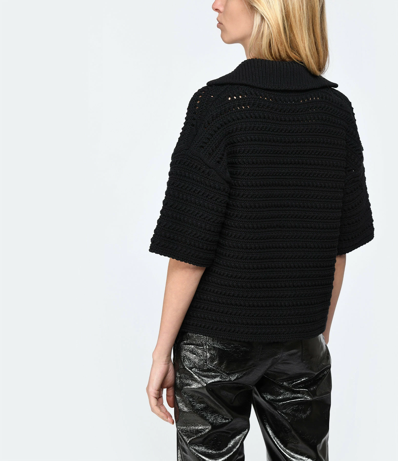 HALFBOY Chemise Coton Noir – Image 3