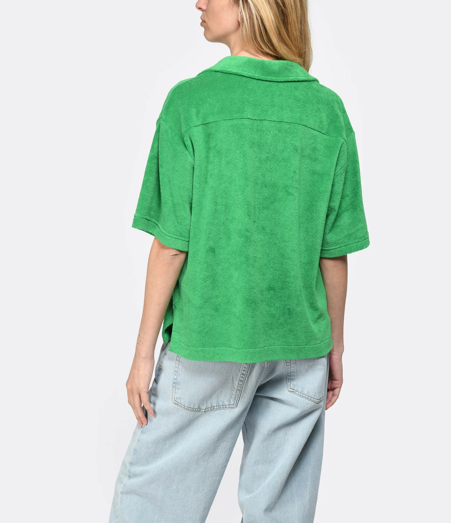 HALFBOY Chemise Coton Vert – Image 4
