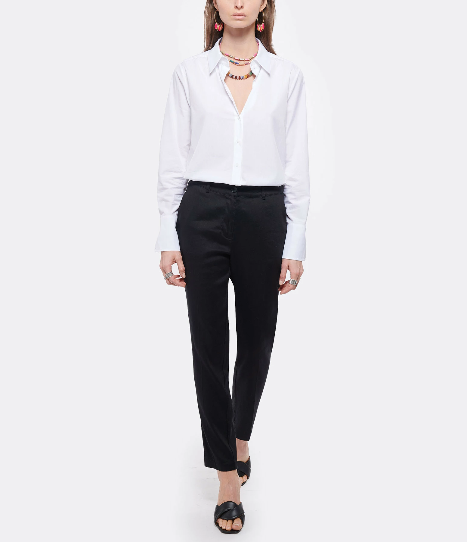 HANA SAN Chemise Eleni Blanc Optique – Image 4