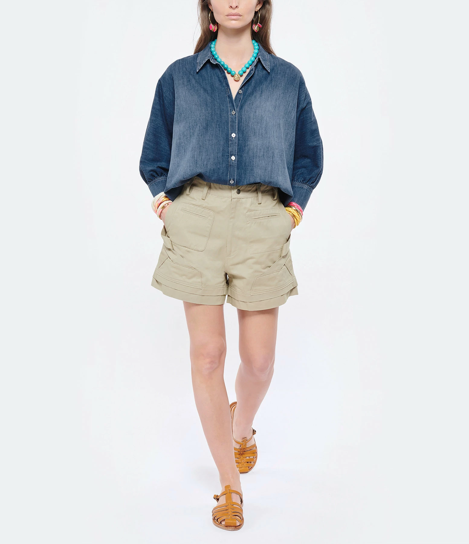 HANA SAN Chemise Calypso Bleu Indigo – Image 4