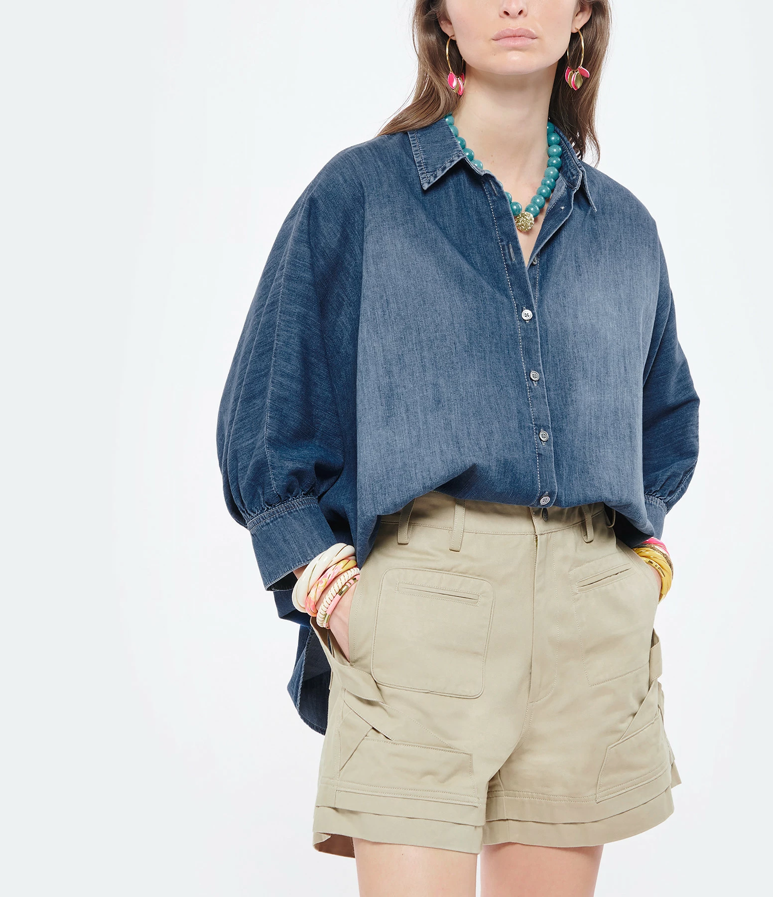 HANA SAN Chemise Calypso Bleu Indigo – Image 3