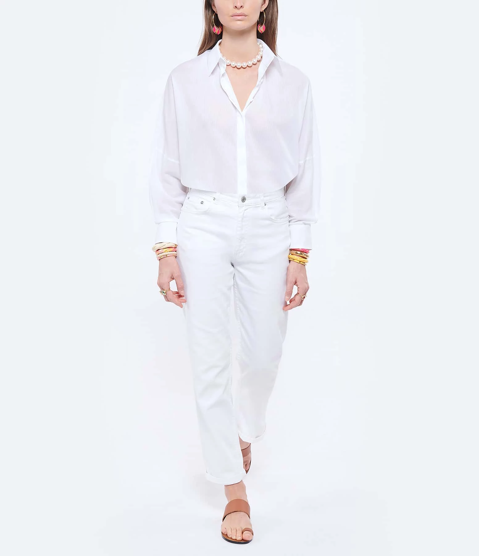 HANA SAN Chemise Zoe Blanc Optique – Image 4