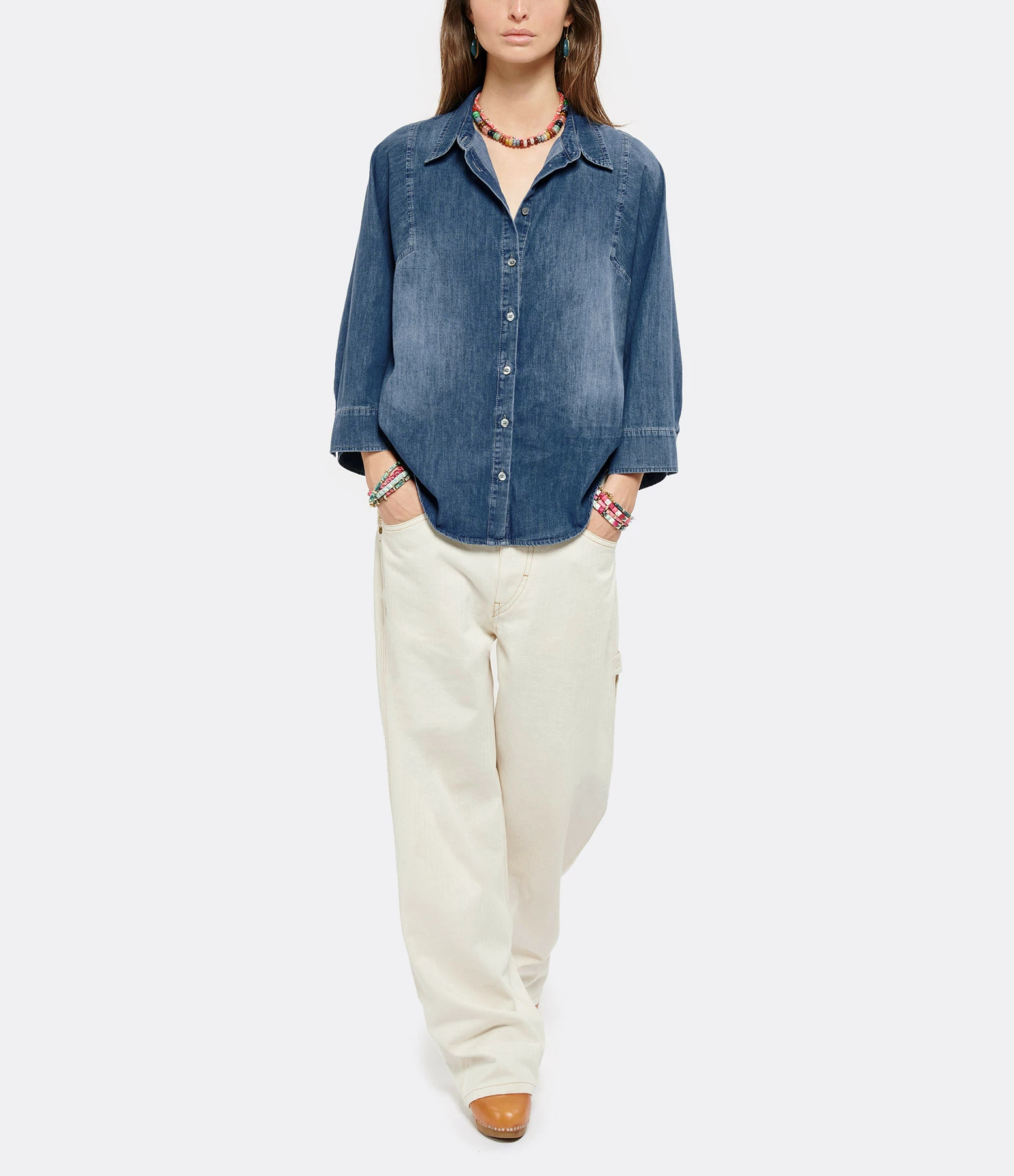 HANA SAN Chemise Hestia Bleu Indigo – Image 4