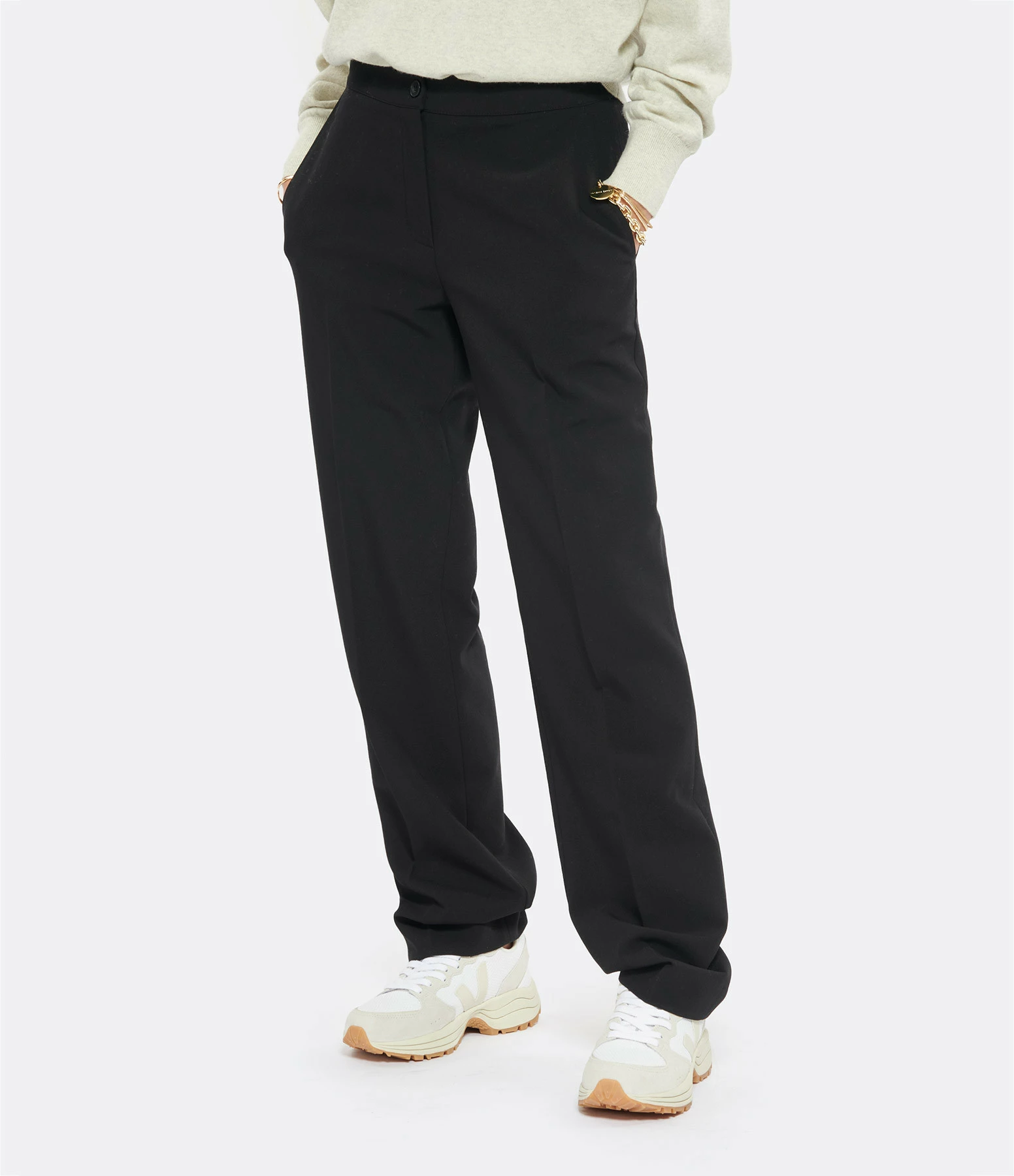 HANA SAN Pantalon Colin Noir – Image 4