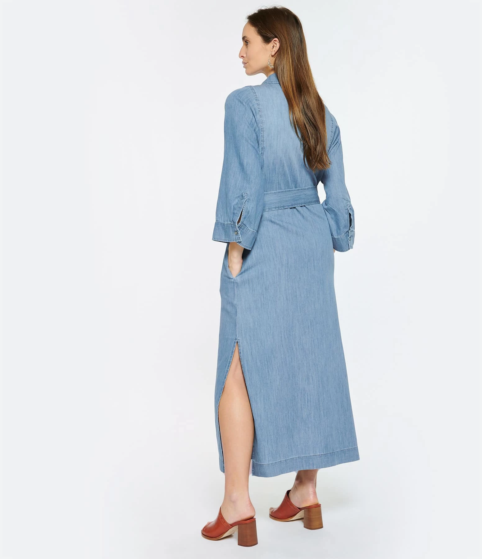 HANA SAN Robe Maeva Coton Denim 6 HANA SAN Robe Maeva Coton Denim – Image 4