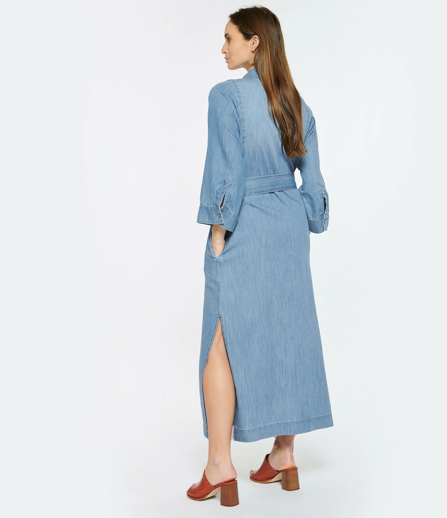 HANA SAN Robe Maeva Coton Denim – Image 4