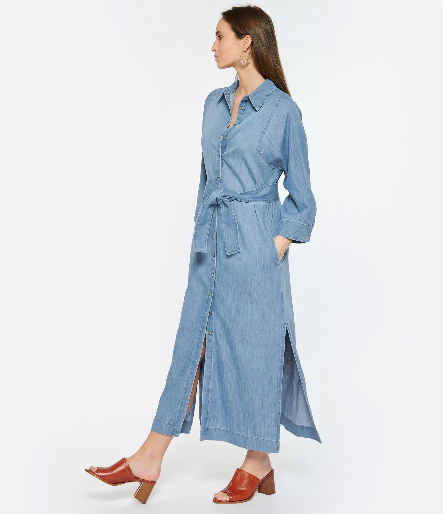 HANA SAN Robe Maeva Coton Denim – Image 3