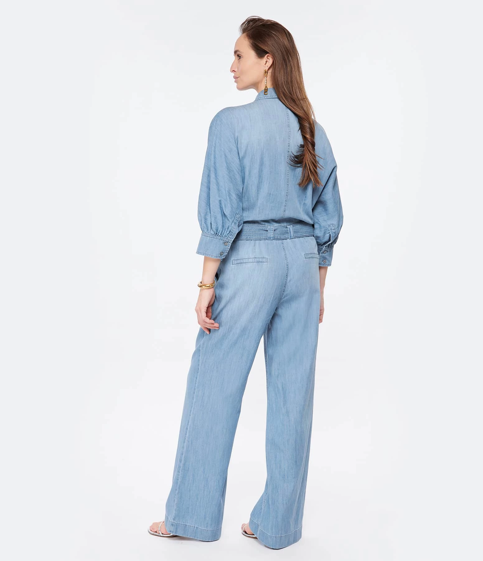 HANA SAN Combinaison Silvane Coton Denim – Image 4
