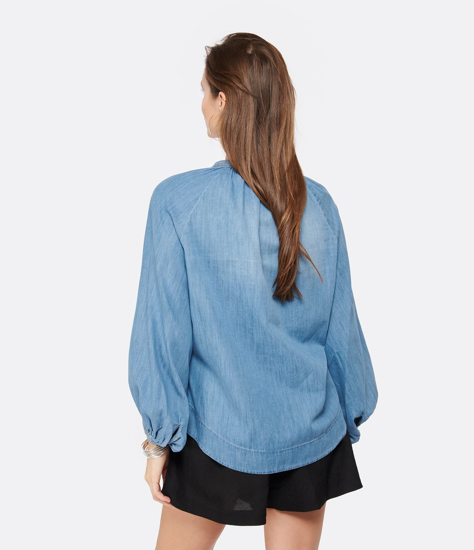 HANA SAN Blouse Natalia Coton Denim – Image 5