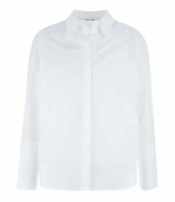 HANA SAN Chemise Fedora Coton Blanc Optique