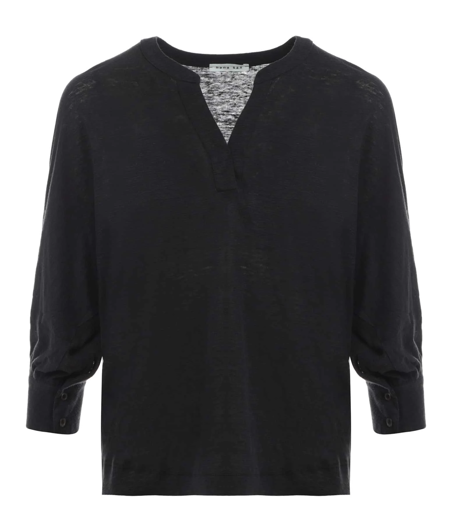 HANA SAN Blouse Lin Aristide Noir